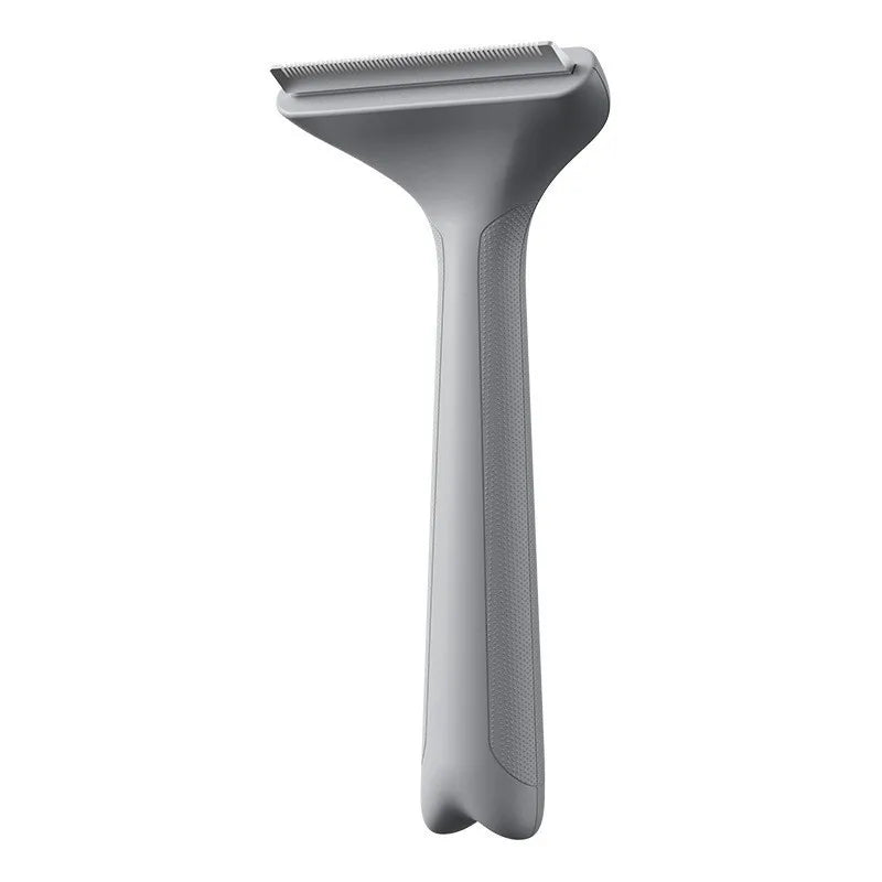 Modern Stocked Pet Deshedding Thinning Brush Arc Blade 15 Degree Curved Handle Grooming Comb for Cats Dogs Small Pets
