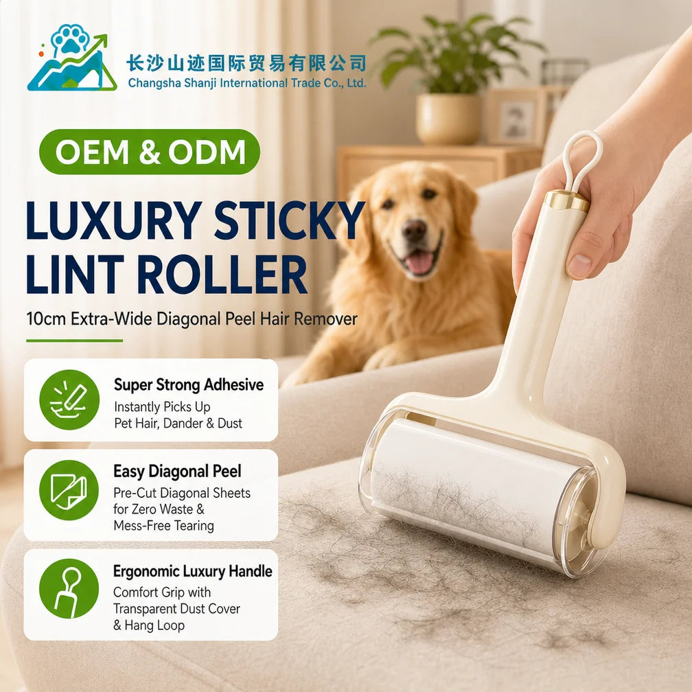 Ready Stock Pet Lint Roller Tearable Paper New Luxury Hair Remover For Clothes Carpet Household Pet Hair Cleaning Supplies