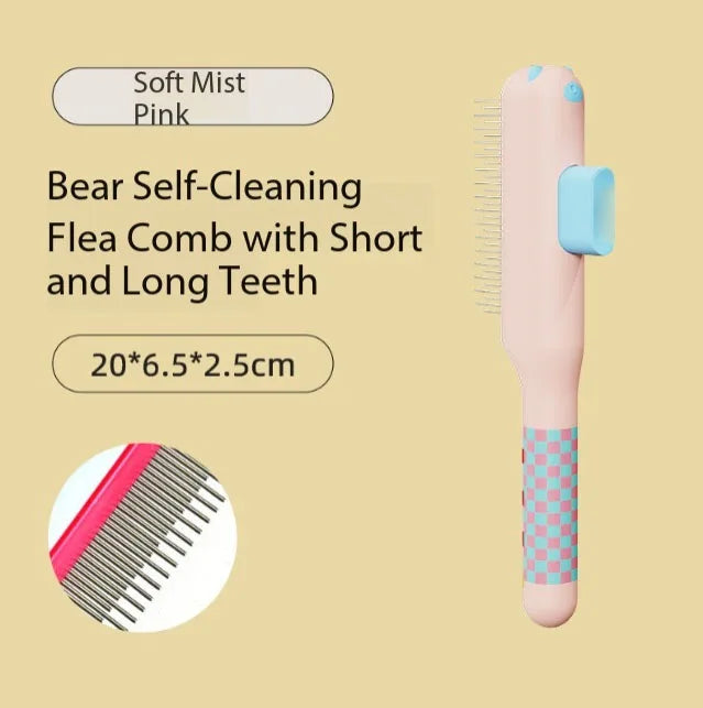 Modern Stocked Pet Deshedding Thinning Brush Arc Blade 15 Degree Curved Handle Grooming Comb for Cats Dogs Small Pets