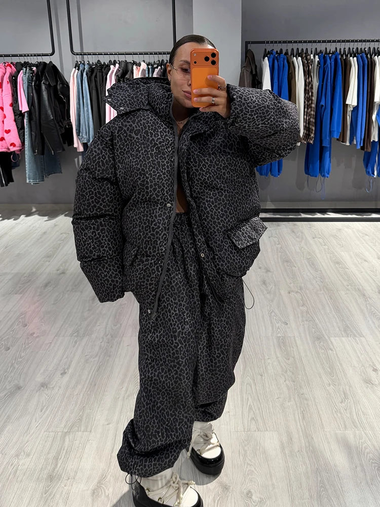 Casual Solid Loose Short Thicken Coat Women Full Sleeve Zippers Hoodie Warm Jackets Female 2026 Fashion Autumn Winter Outwear