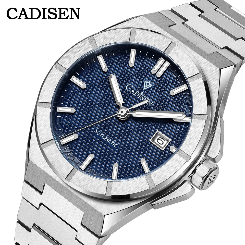 CADISEN 2025 New Mens Watches Luxury Automatic Watch For Men MIYOTA Mechanical 40MM Wristwatch Stainless Steel AR Sapphire Glass