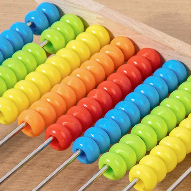 Wooden Calculation Frame Ten Level Arithmetic Rack Children Addition Subtraction Operation Math Toys Montessori Educational Toys