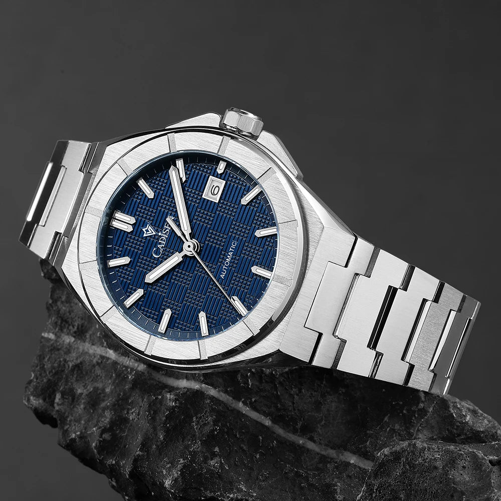 CADISEN 2025 New Mens Watches Luxury Automatic Watch For Men MIYOTA Mechanical 40MM Wristwatch Stainless Steel AR Sapphire Glass