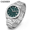 CADISEN 2025 New Mens Watches Luxury Automatic Watch For Men MIYOTA Mechanical 40MM Wristwatch Stainless Steel AR Sapphire Glass